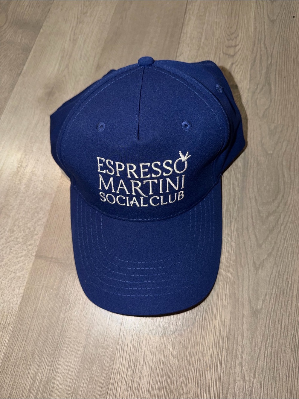 Espresso Martini Social Club Blue Baseball Cap